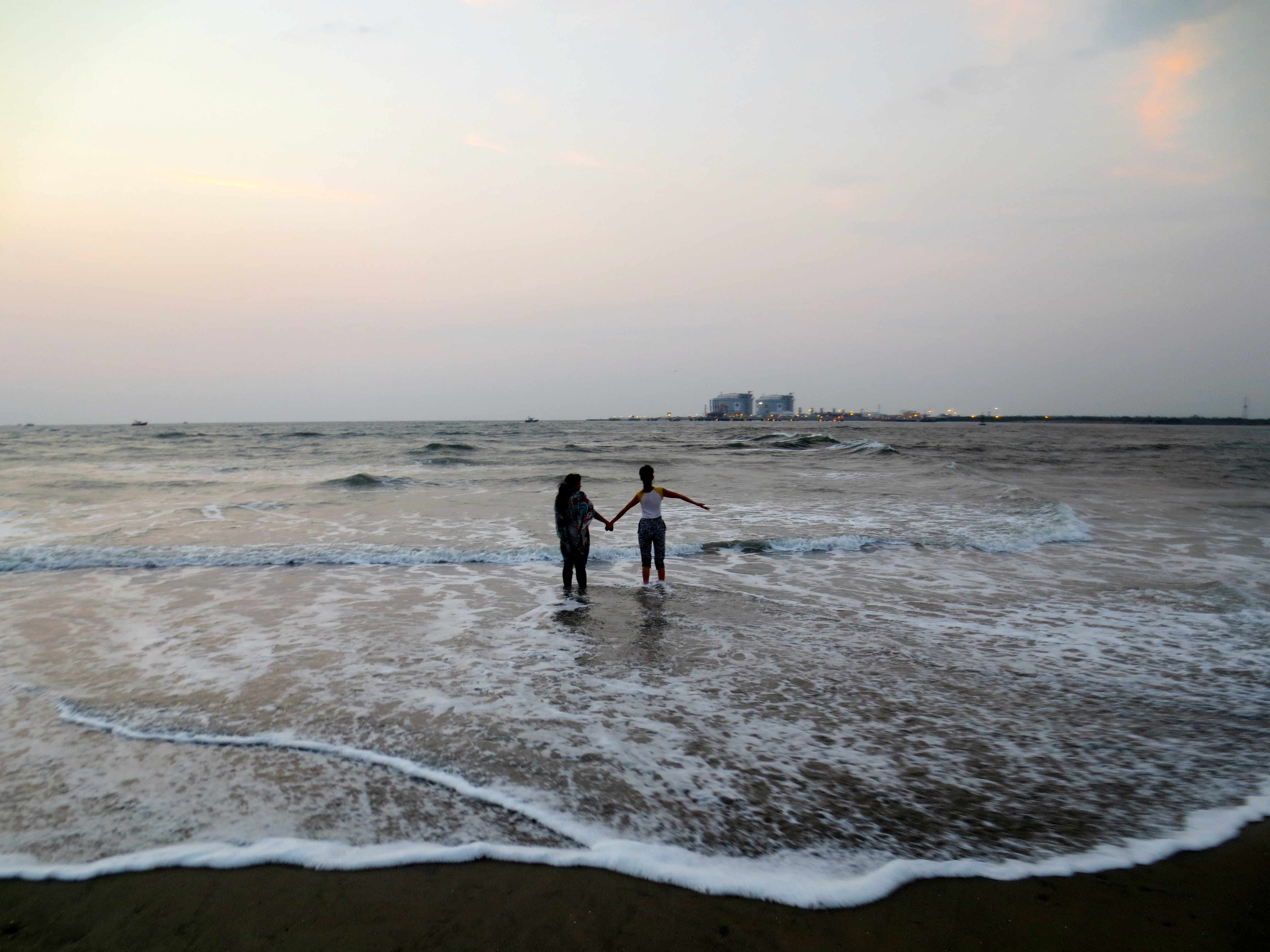Let us hold hands and delight in God's glory together Fort Kochi Beach, Kerala 